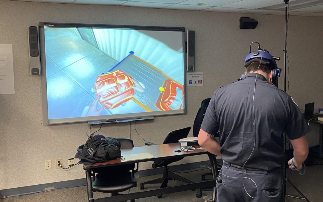 EMSA Tests Virtual Reality Training for Academy Recruits